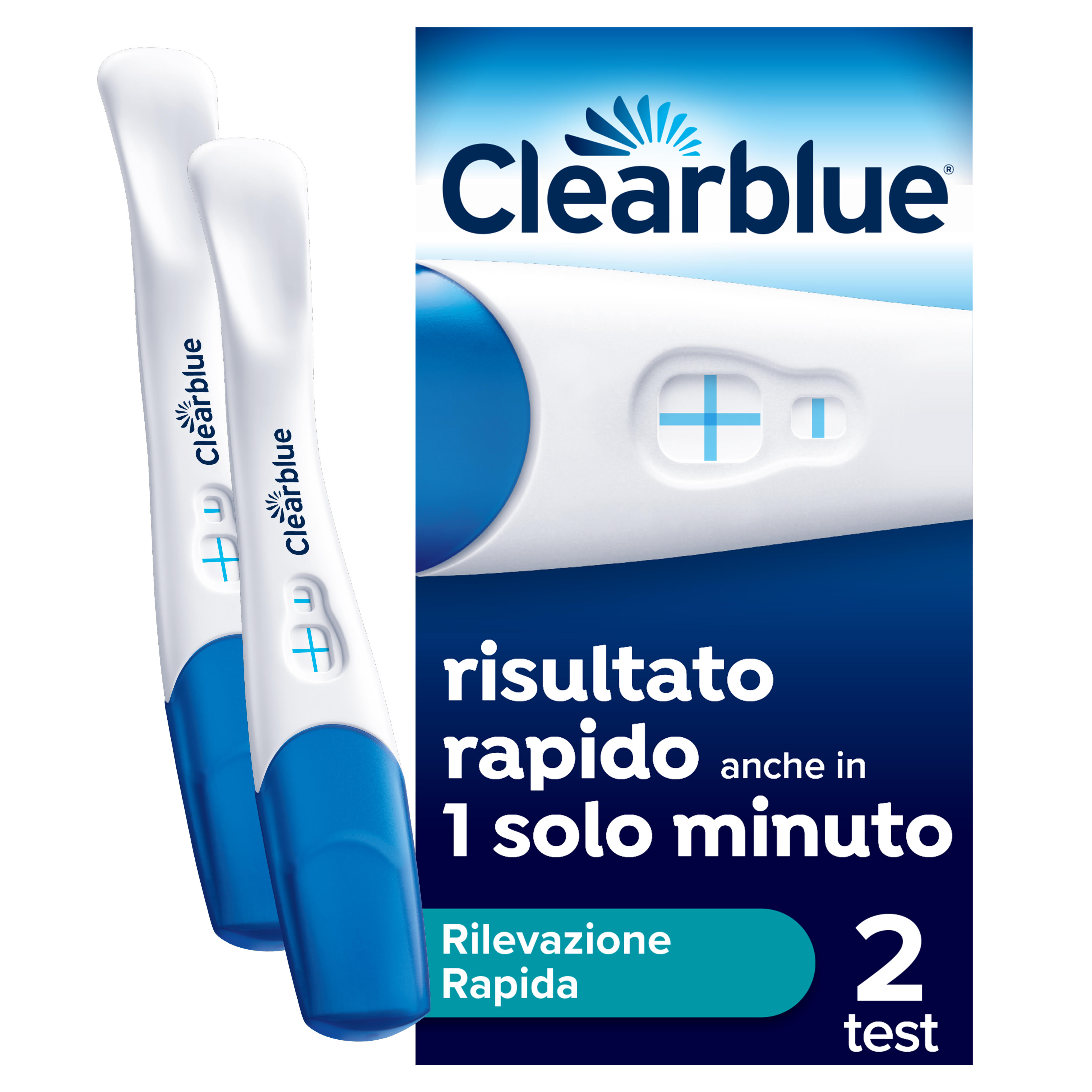 Clearblue Test di Gravidanza Rilevazione Rapida 2 pezzi